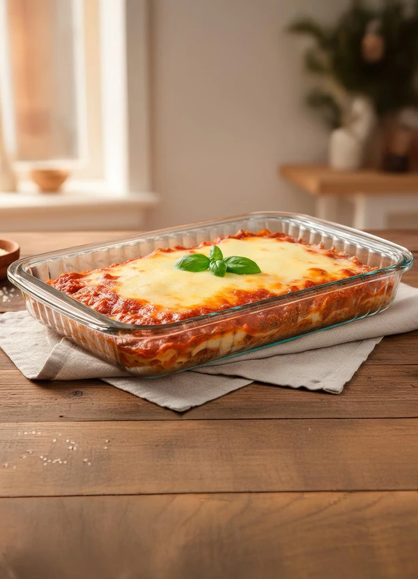 Nadir - Assadeira Canelada Em Vidro 1,6l