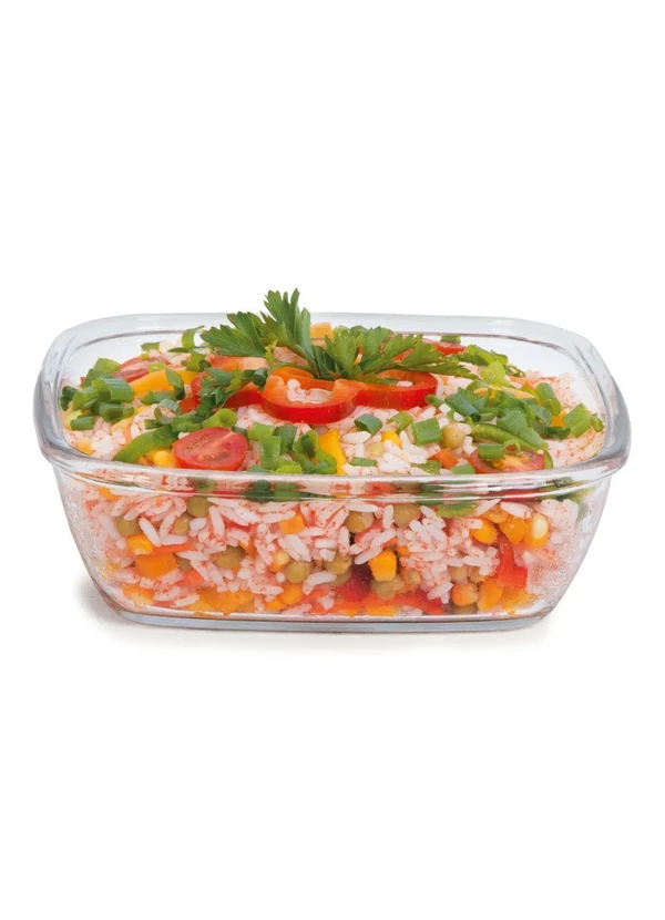 Nadir - Assadeira Quadrada Em Vidro 1,5 L 2