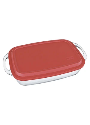 Nadir - Assadeira Retangular Selleta com Tampa 3,5 Litros - NADIR