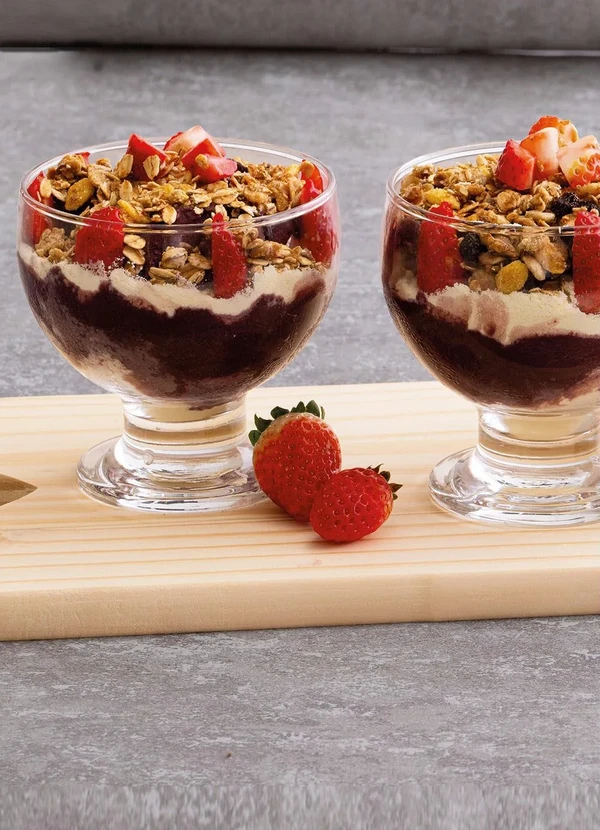 Nadir - Kit Taças de Sorvete 3 Peças Em Vidro 2