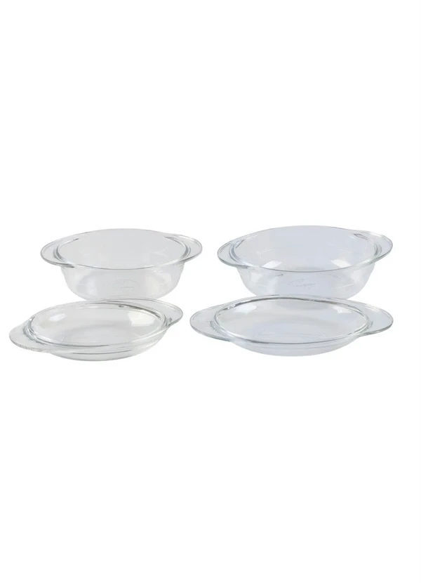 Marinex - Kit Terrina Redonda em Vidro 2 Peças 5