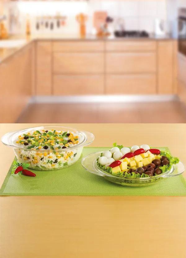 Marinex - Terrina Redonda com Tampa Em Vidro 1 L 3