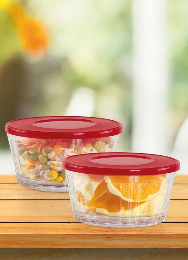 Lar e Lazer - Tigela Americana com Tampa Em Vidro 615 Ml 2