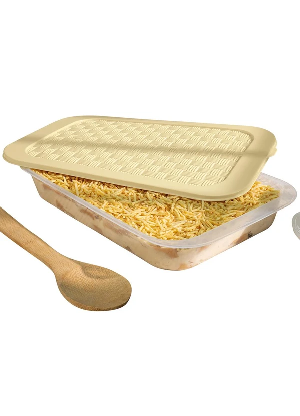 Lar e Lazer - Travessa com Tampa Rattan Sortida 2,3 Litros 2