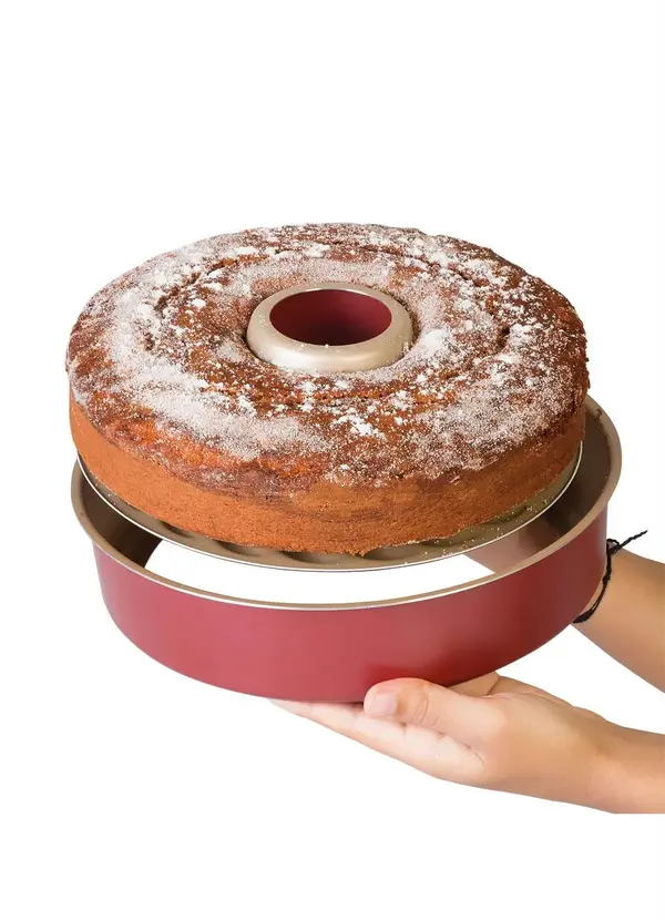 Tramontina - Forma com Fundo Removível Vermelha 1 Peça 9