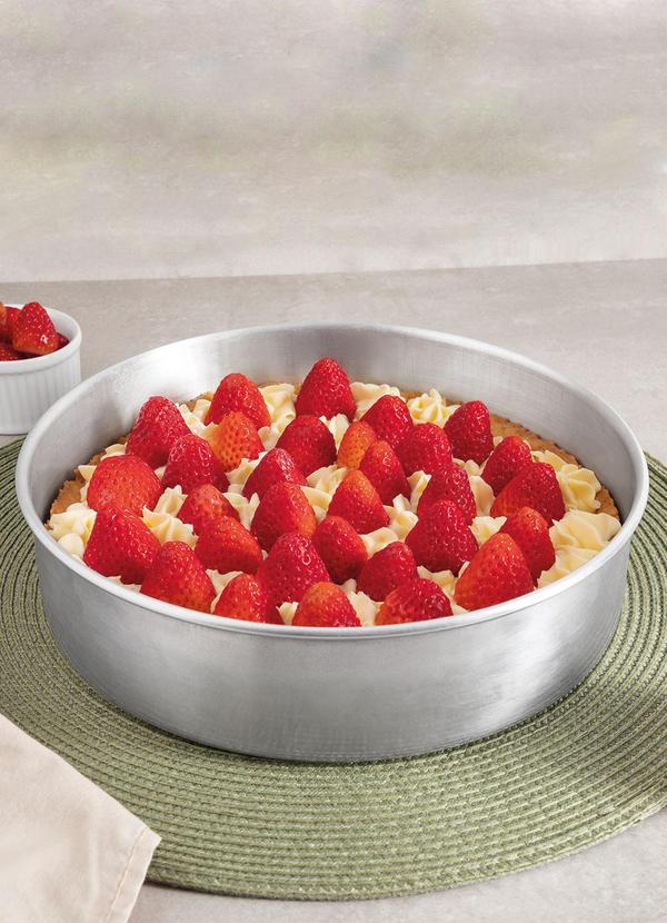 Lar e Lazer - Forma de Bolo Fundo Fixo Polida N° 22