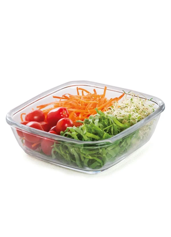 Marinex - Assadeira Quadrada Em Vidro 700 Ml