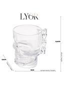 Caneca Cerveja Caveira 510ml Vidro 