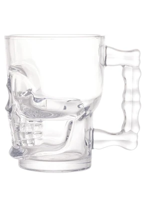 Lar e Lazer - Caneca Cerveja Caveira 510ml Vidro - LAR E LAZER