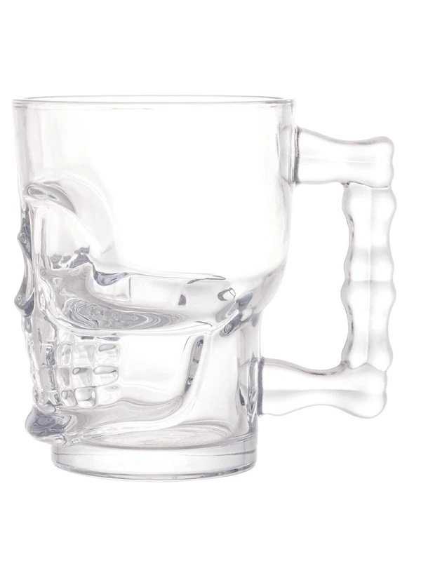 Lar e Lazer - Caneca Cerveja Caveira 510ml Vidro 2