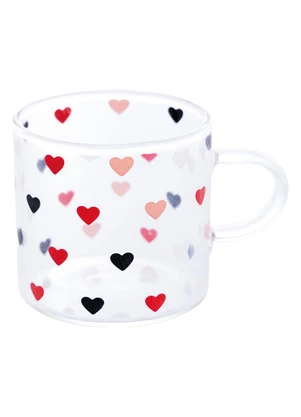 Lar e Lazer - Caneca Love Em Vidro 125 Ml - LAR E LAZER