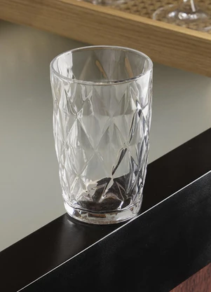 Lar e Lazer - Copo Alto Diamond 390ml 1 Peça - LAR E LAZER