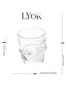 Copo de Shot Caveira 50ml Em Vidro 