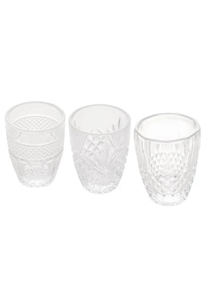 Lar e Lazer - Copo de Shot de Vidro Sortido 65ml - Lyor - LAR E LAZER