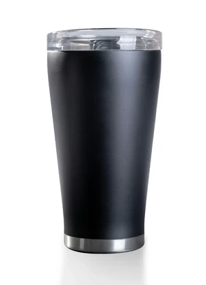 Lar e Lazer - Copo Térmico de Cerveja Preto 700 Ml - LAR E LAZER