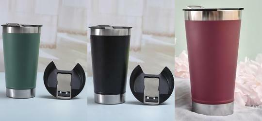 Copo Termico Inox Sortido com Abridor 510ml