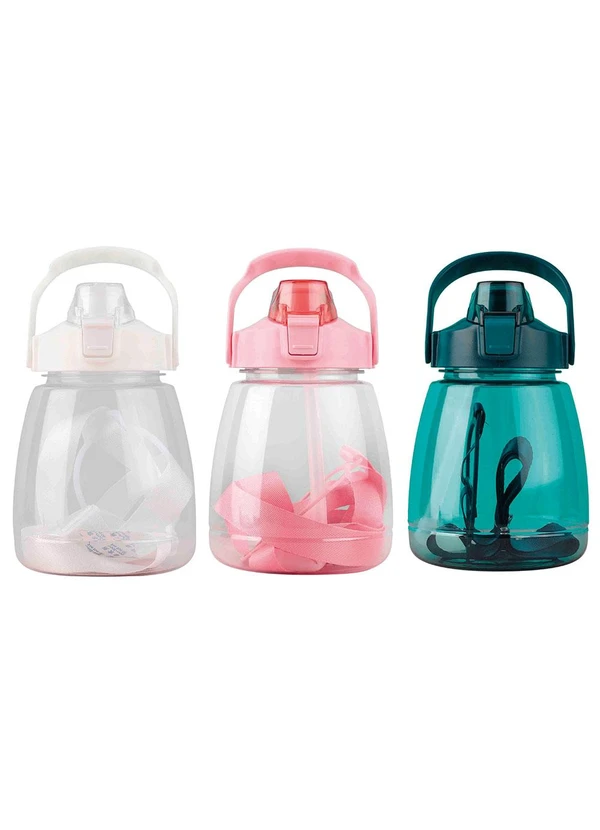 Lar e Lazer - Garrafa com Tampa, Canudo e Alça