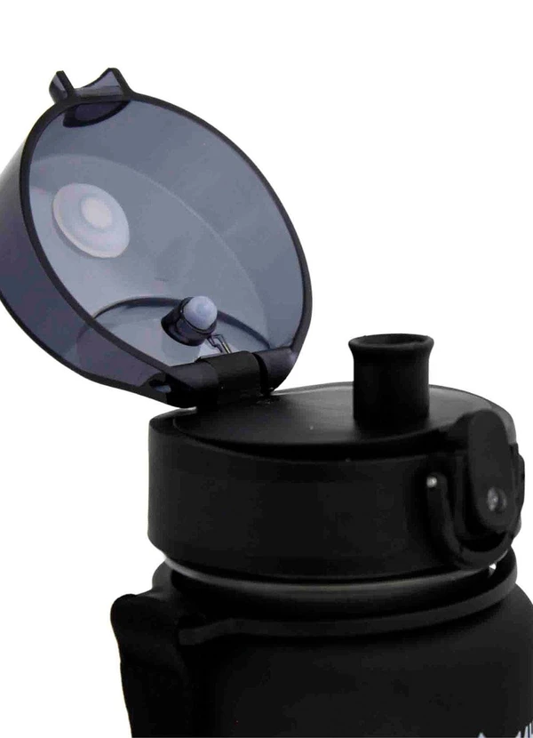 Lar e Lazer - Garrafa com Tampa e Alça Preto 4