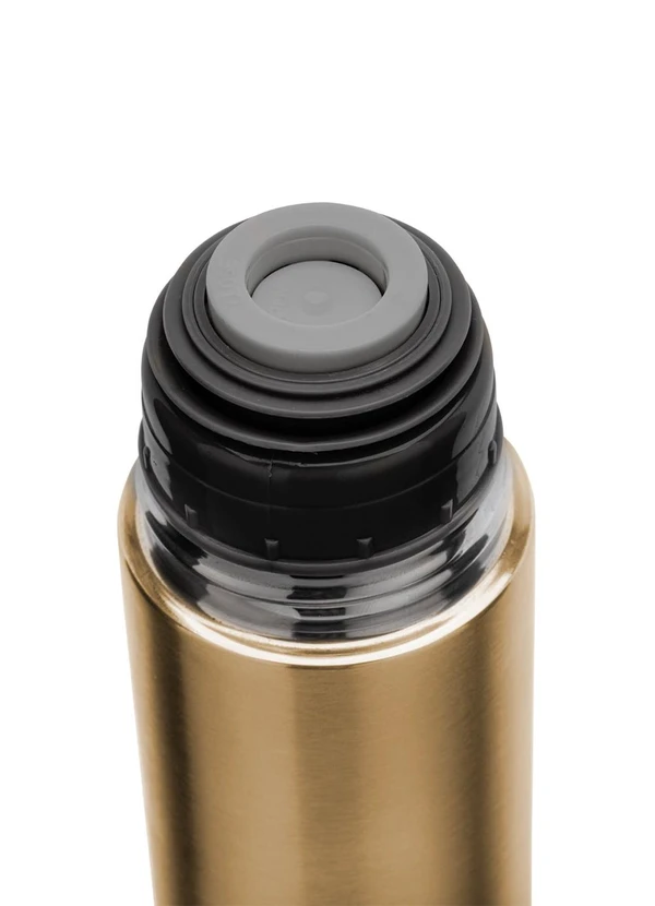 Lar e Lazer - Garrafa Térmica de Aço Inox Bullet Dourada 500 Ml 3