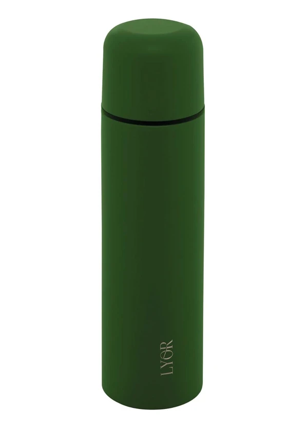 Lar e Lazer - Garrafa Térmica de Aço Inox Bullet Verde 500ml