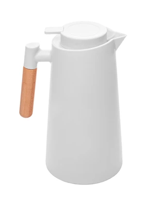 Lar e Lazer - Garrafa Térmica Branca 1l - LAR E LAZER