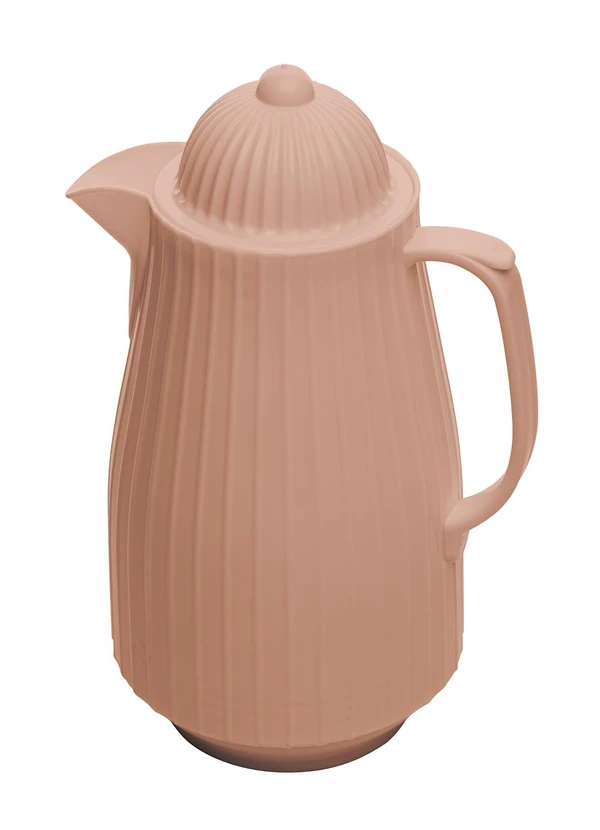 Lar e Lazer - Garrafa Térmica de Plástico Mini Bambu Bege 400ml