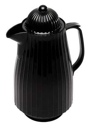 Lar e Lazer - Garrafa Térmica de Plástico Mini Bambu Preta 400ml - LAR E LAZER