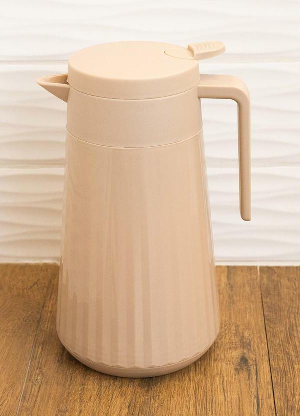 Garrafa Trmica de Plstico (Bege) 1l