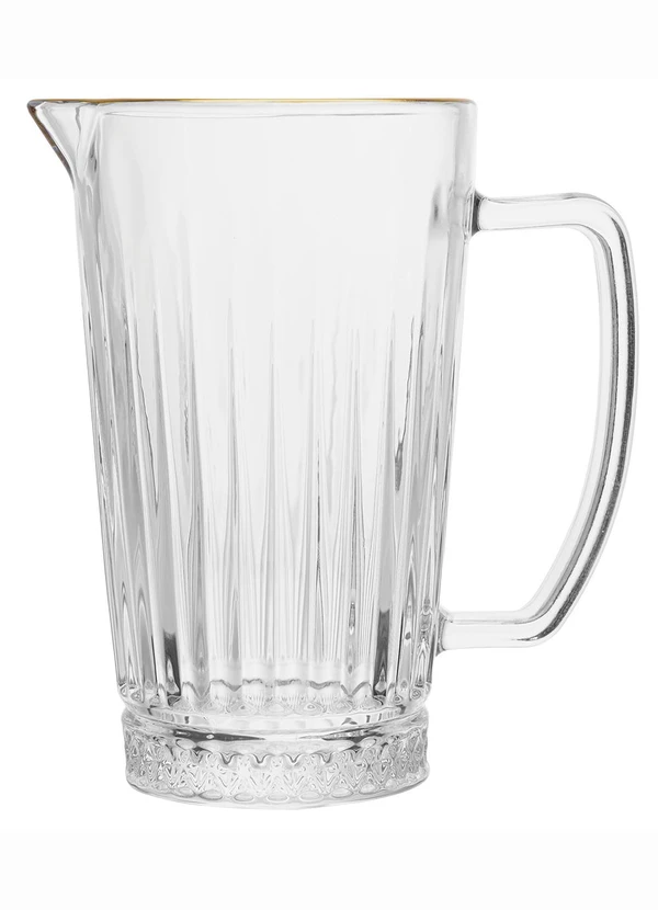 Lar e Lazer - Jarra Deli Diamante com Fio Dourado 1 Peça 4