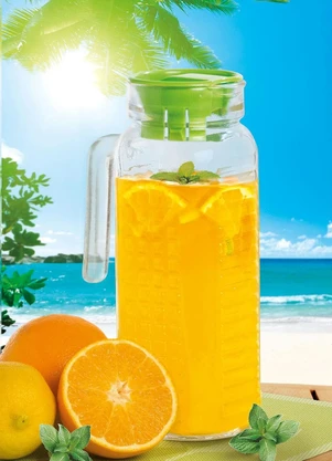 Nadir - Jarra em Vidro Transparente 1,2 Litros - NADIR