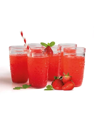 Nadir - Kit Copos Nature Em Vidro 6 Peças - NADIR