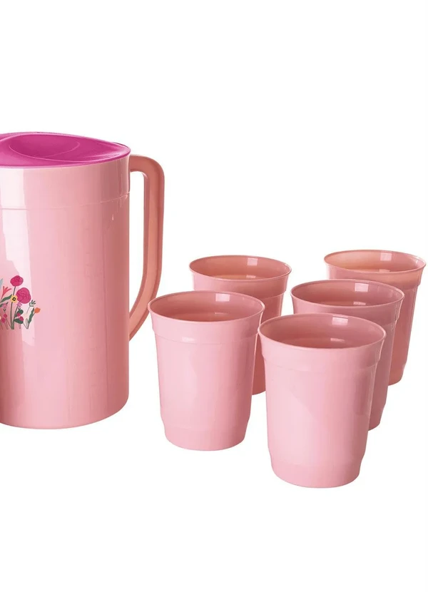 Giplas - Kit Jarra e Copos Pessêgo 7 Peças 3