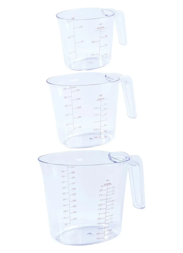 Mor - Kit Jarras Medidoras 3 Peças