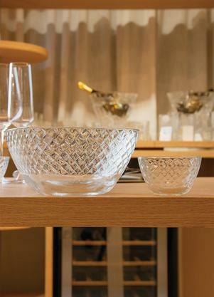 Kit para Sobremesa (Incolor)Em Vidro 5 Peas