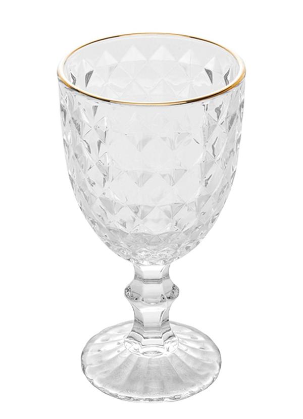 Ta�a de �gua com (Fio Dourado) 345ml