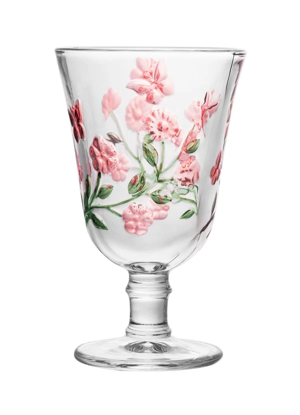 Lar e Lazer - Taça para Água Lys Hand Painti