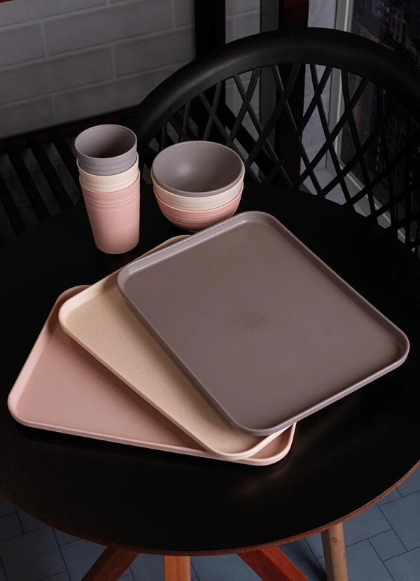 Lar e Lazer - Bandeja de Bambu e Pp Sortida - Lyor 2