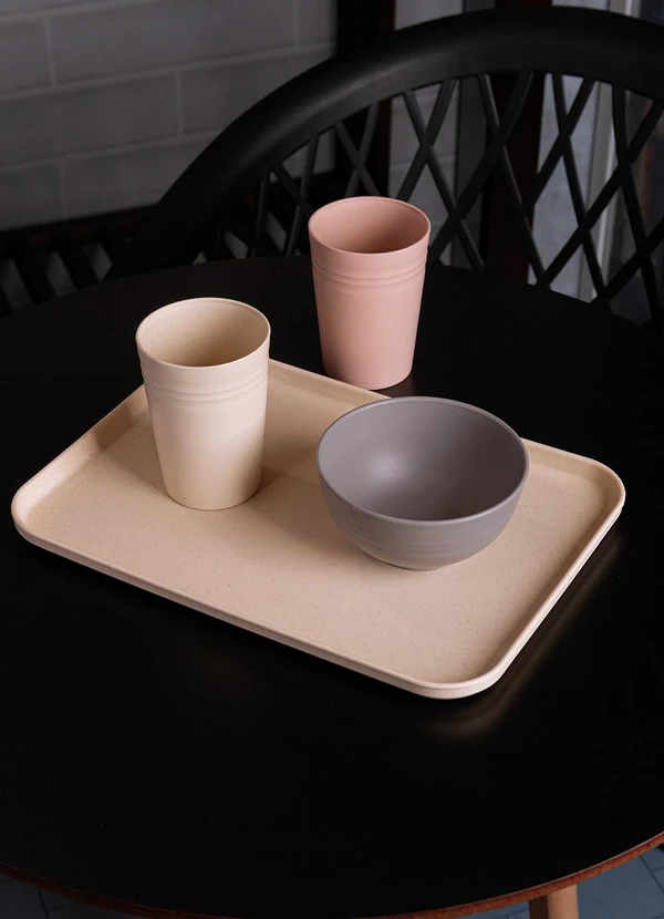 Lar e Lazer - Bandeja de Bambu e Pp Sortida - Lyor 3