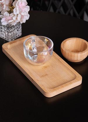 Bandeja Retangular Nature Bambu