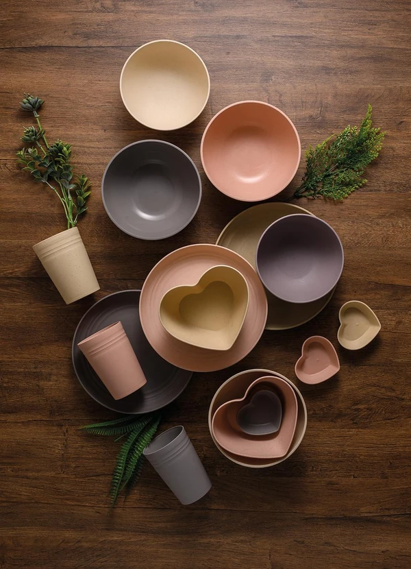 Lar e Lazer - Bowl de Bambu e Pp Lines Sortido - Lyor 3