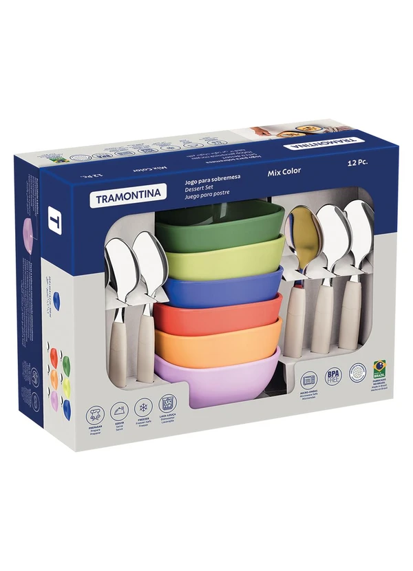 Tramontina - Jogo para Sobremesa Misto 12 Peças 3