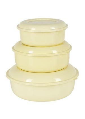 Kir 3 Potes Mantimentos (Amarelo Manteiga)