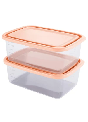 Giplas - Kit 2 Organizadorre Retangulares Incolor 1,47l - GIPLAS