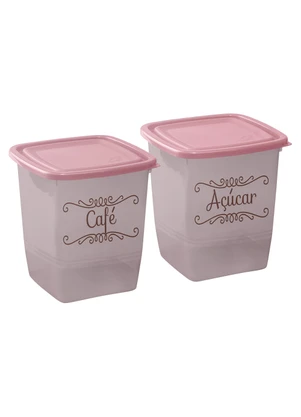 Giplas - Kit 2 Potes Mantimentos 2 Peças - GIPLAS