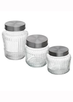 Kit 3 Potes com Tampa de Metal (Lumen)