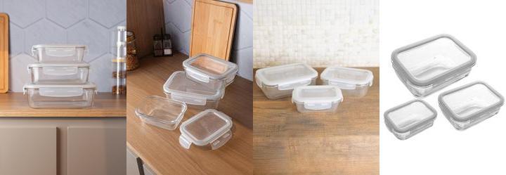 Kit 3 Potes Hermticos Co