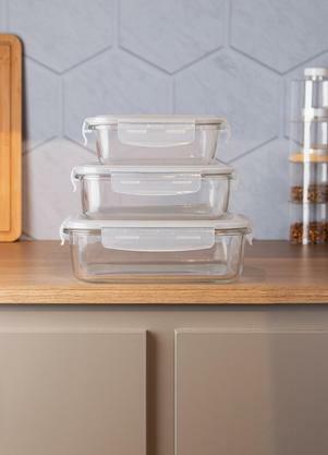 Kit 3 Potes Hermticos Co