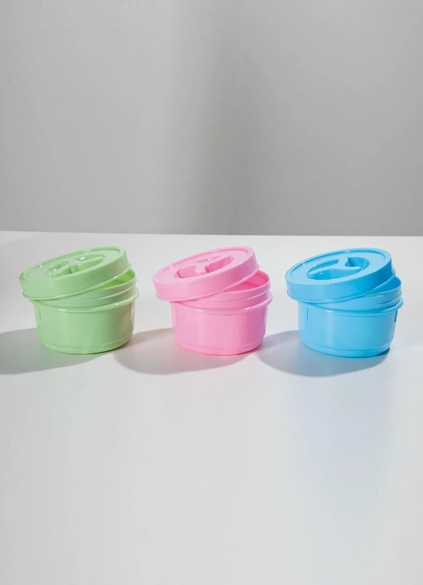 Lar e Lazer - Kit 3 Potes Redondos Sortido 1