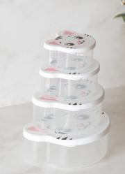 Kit 4 Potes para Armazenamento Gato