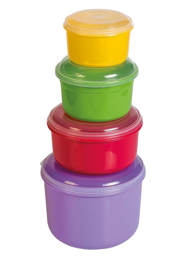 Giplas - Kit 4 Potes Redondos Sortidos 3